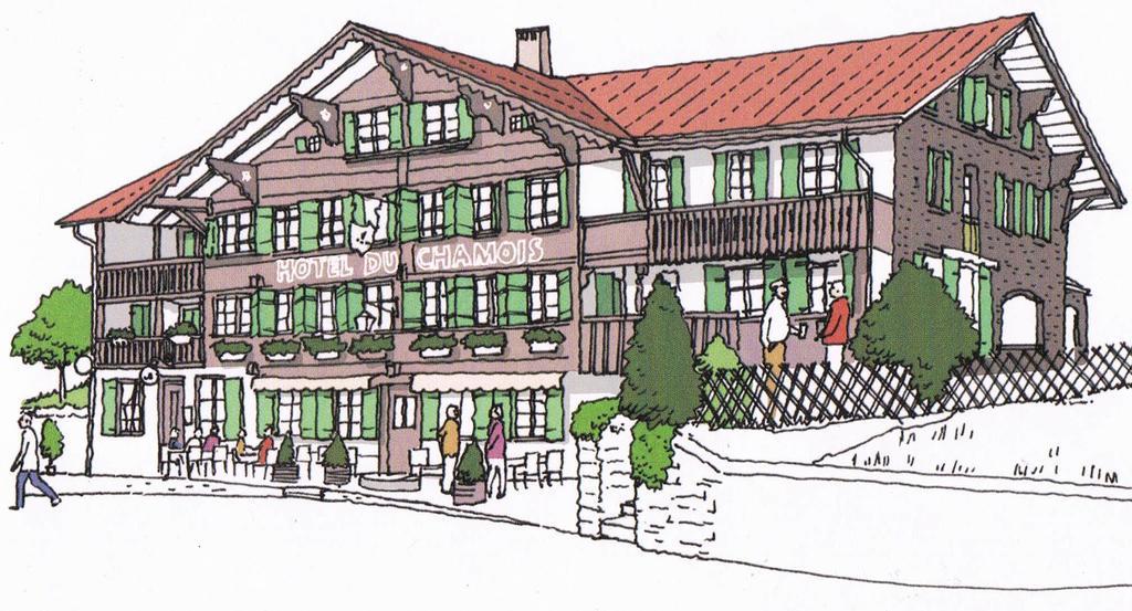 Hotel Du Chamois L'Etivaz Dış mekan fotoğraf